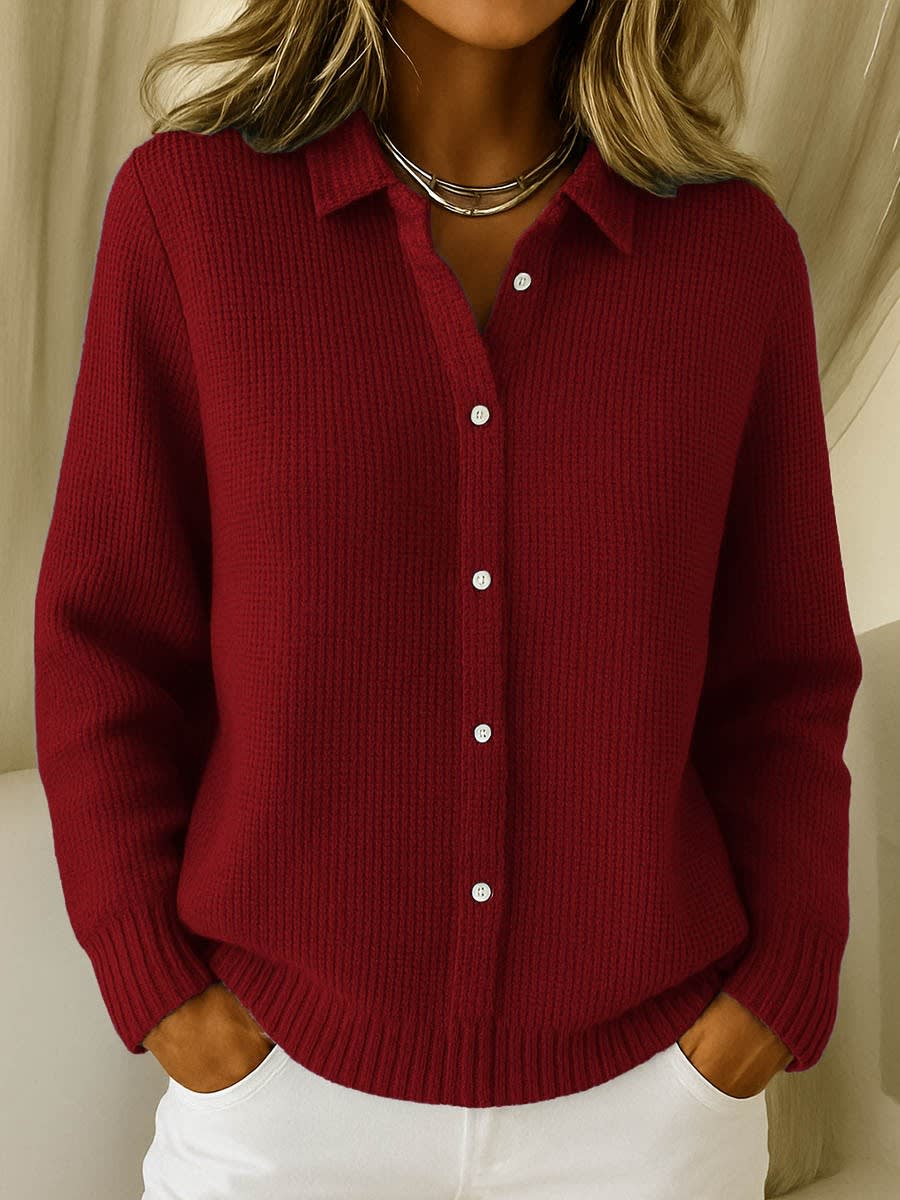 Kensley Collared Ribbed Knit Cardigan_7