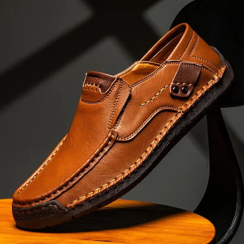 Rodney Hand Stitched Leather Loafers_2
