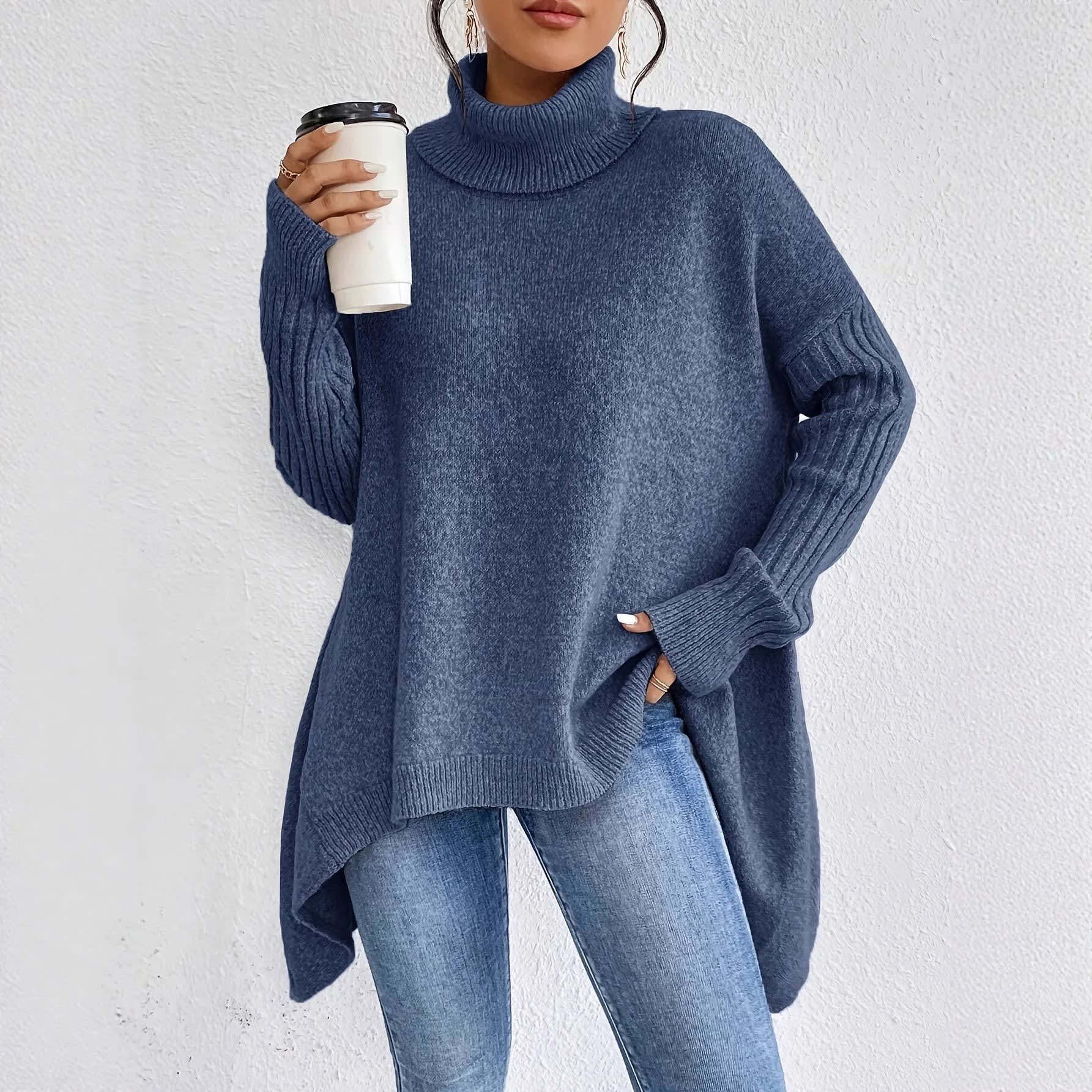 Solveig Oversized Turtleneck Sweater_2