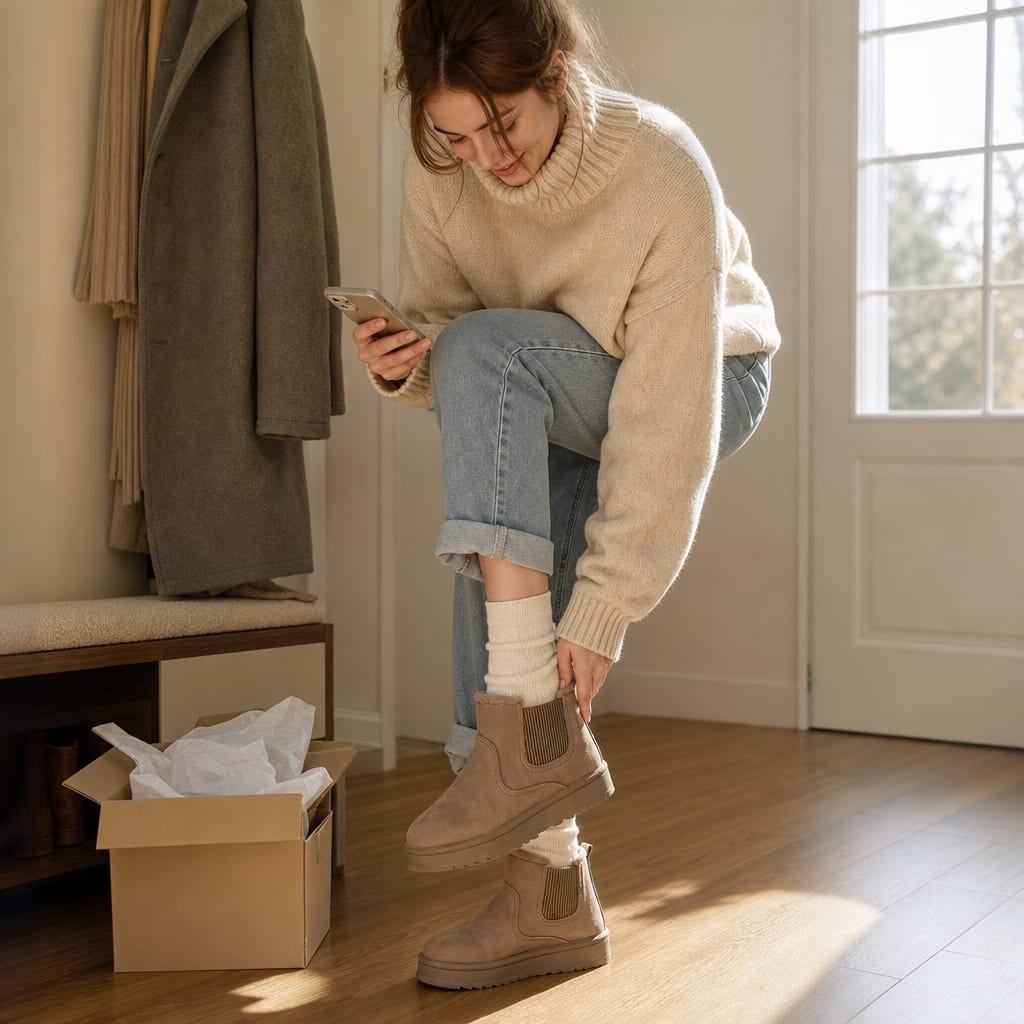 Cordelia Fur Lined Chelsea Winter Boots_3