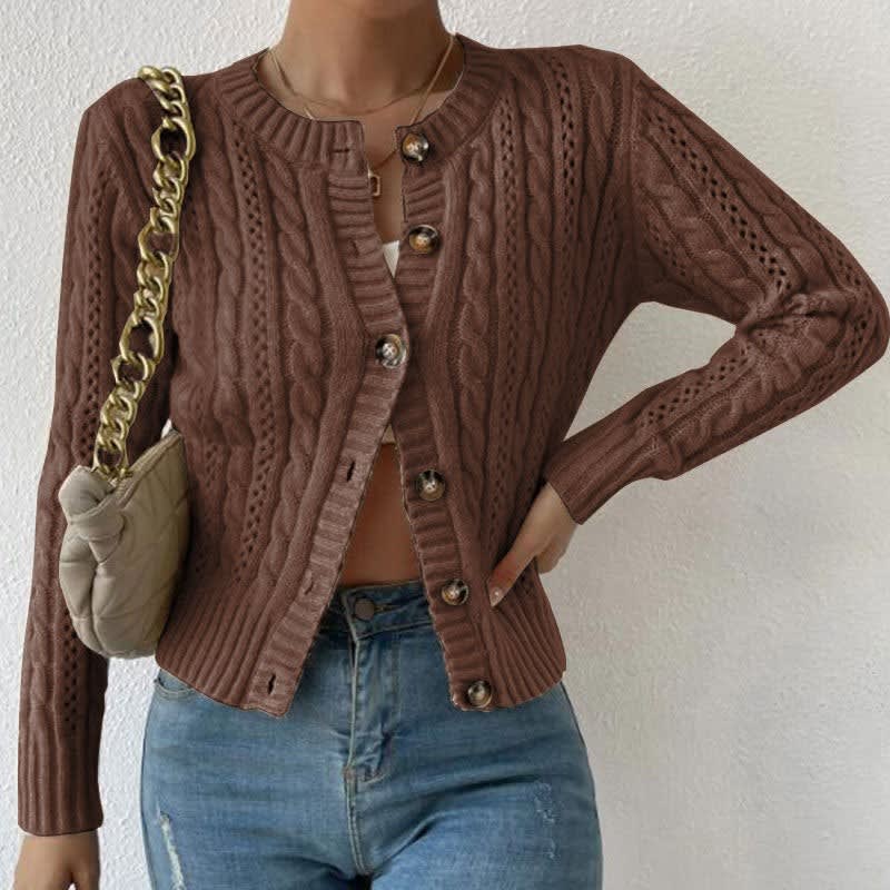 Thyra Cropped Cable Knit Cardigan_4