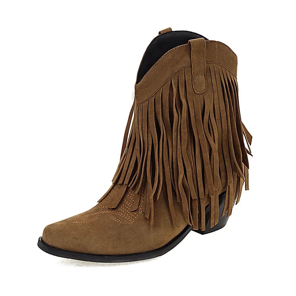 Moriah Fringe Western Cowboy Boots_3