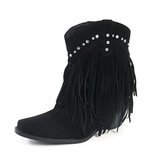 Moriah Fringe Western Cowboy Boots_6