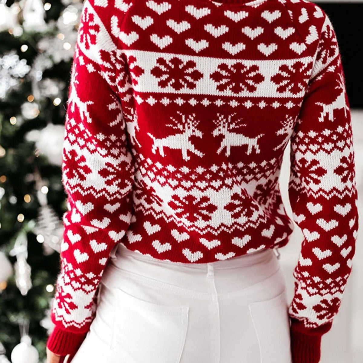 Joy Heart Fair Isle Christmas Sweater_2
