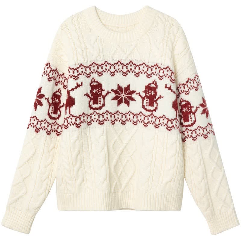 Gracie Cable Knit Christmas Sweater_7