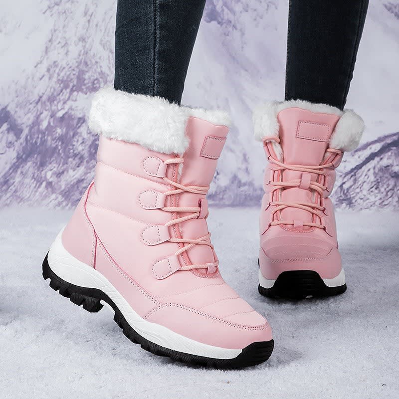 Lyra Fleece Lined Mid Calf Snow Boots_4