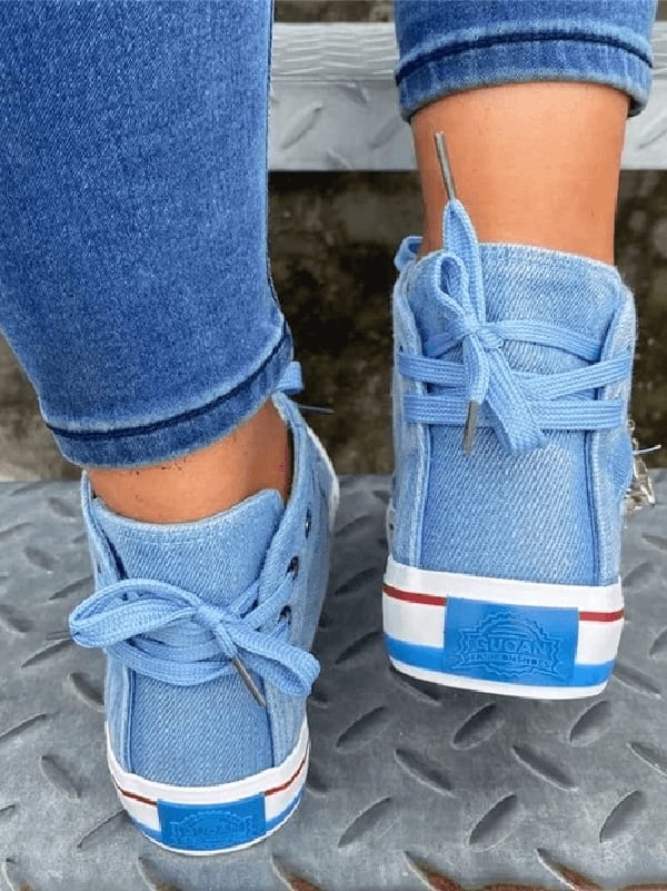 Fabiola Denim High Top Sneakers_7