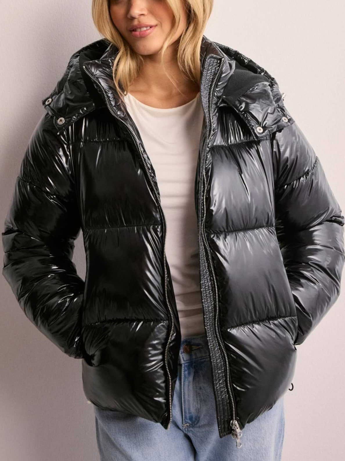 Crystal Glossy Hooded Puffer Jacket_6