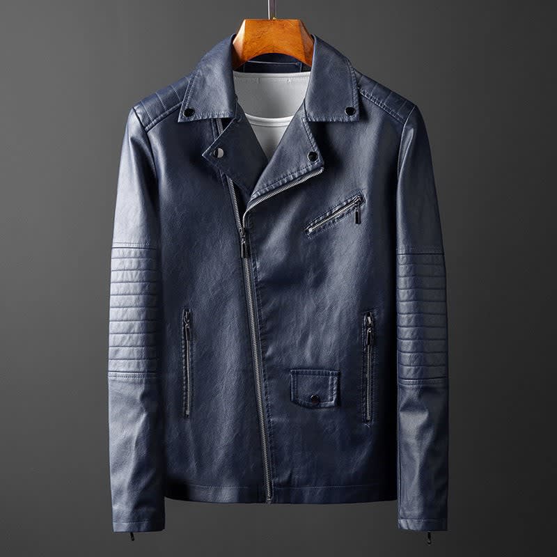 Ridge Faux Leather Moto Jacket_2