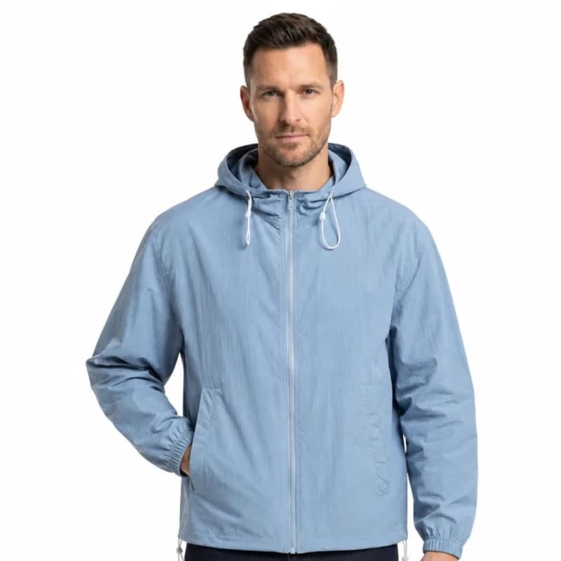 Brett Lightweight Hooded Windbreaker Jacket_1