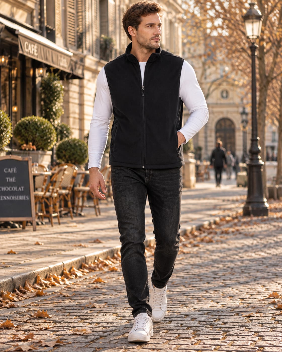 Archer Full Zip Fleece Vest_3
