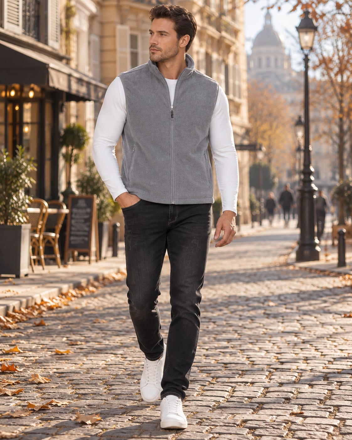 Archer Full Zip Fleece Vest_5
