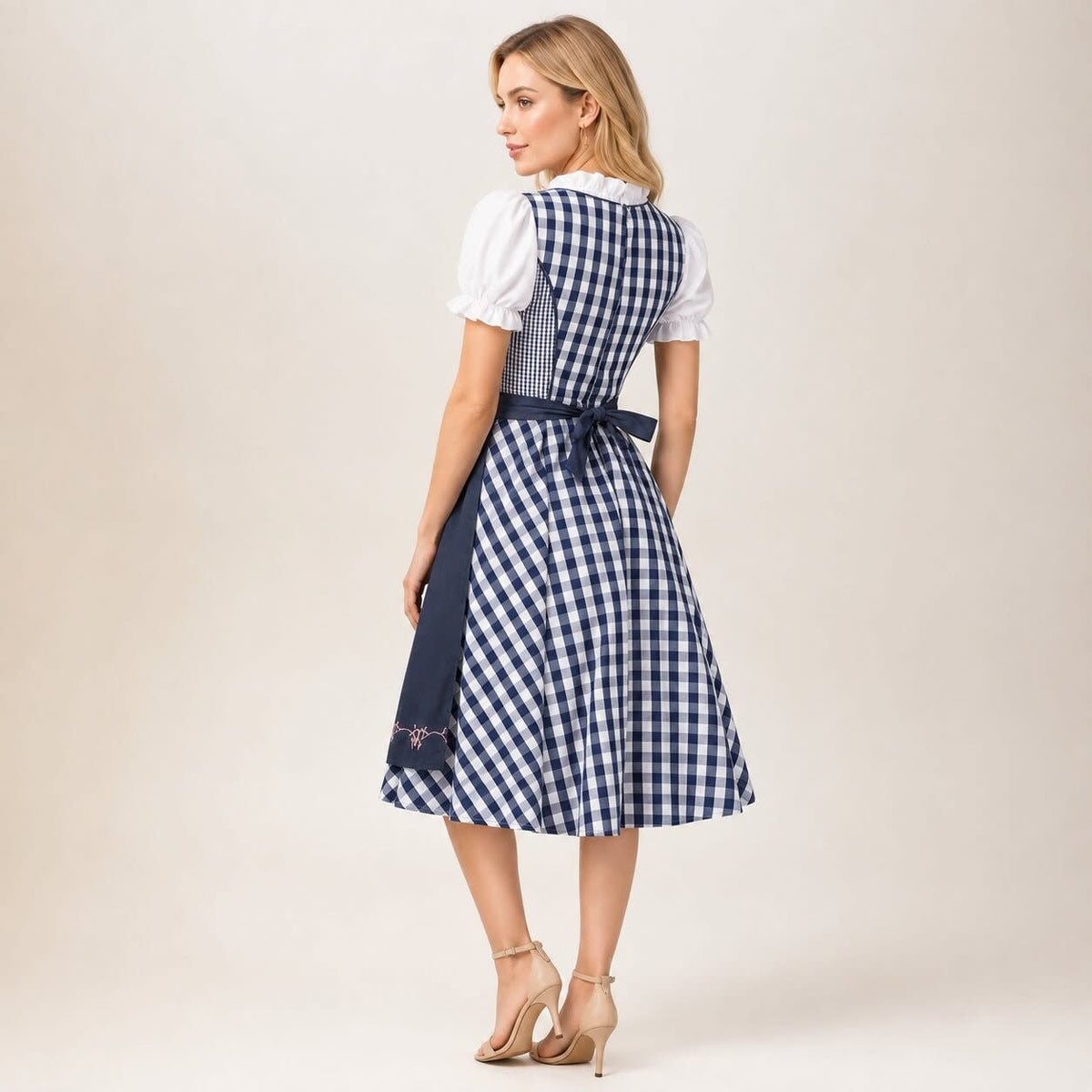 Aisha Gingham Oktoberfest Dirndl Dress_15