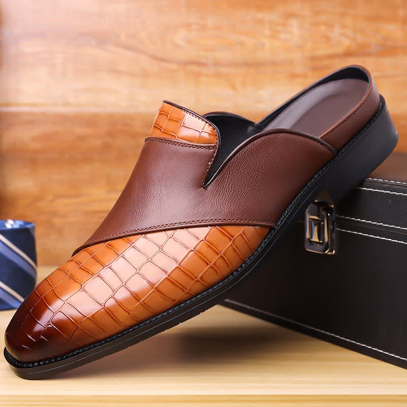 Benjamin Slip On Leather Loafers_17