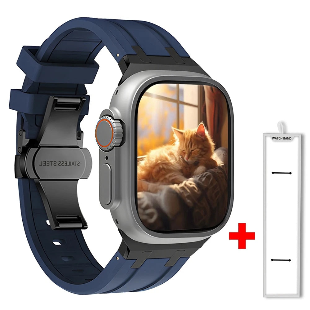 TitaniumGrip Silicone Apple Watch Band