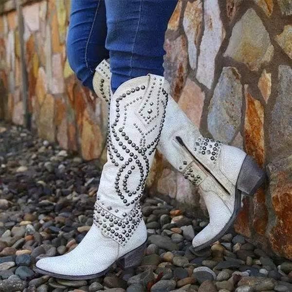 Constanza Studded Western Cowboy Boots_4