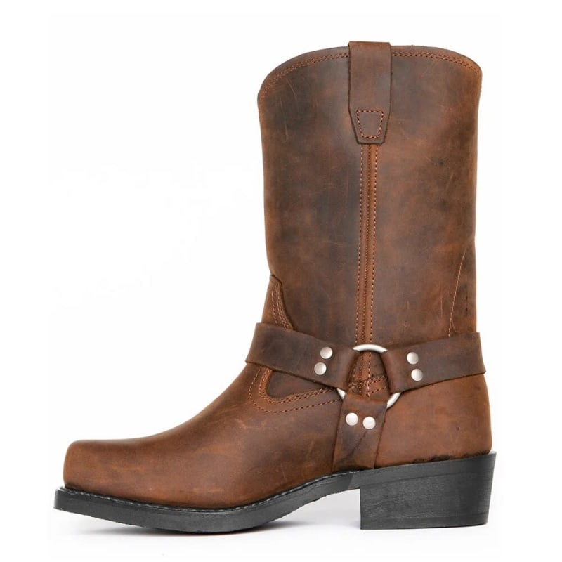 Jack Leather Harness Cowboy Boots_1