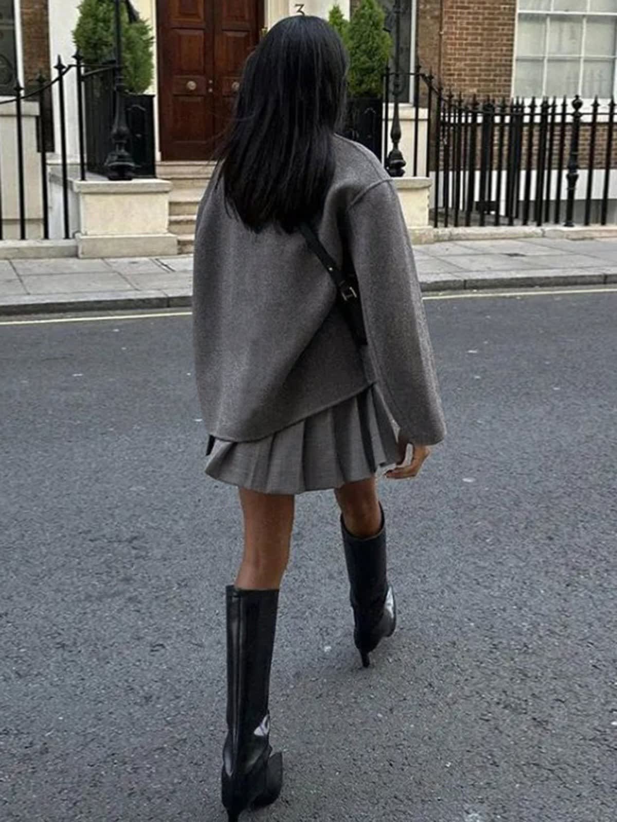 Catherine Collarless Cropped Pea Coat_5