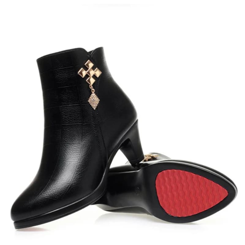 Marietta Fleece Lined Platform Ankle Boots_4