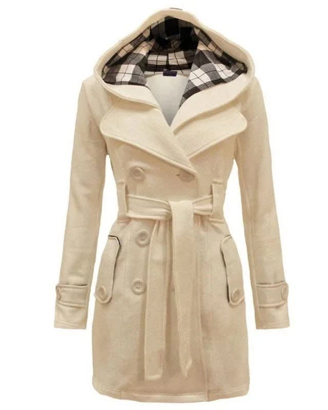 Lillian Hooded Belted Pea Coat_3