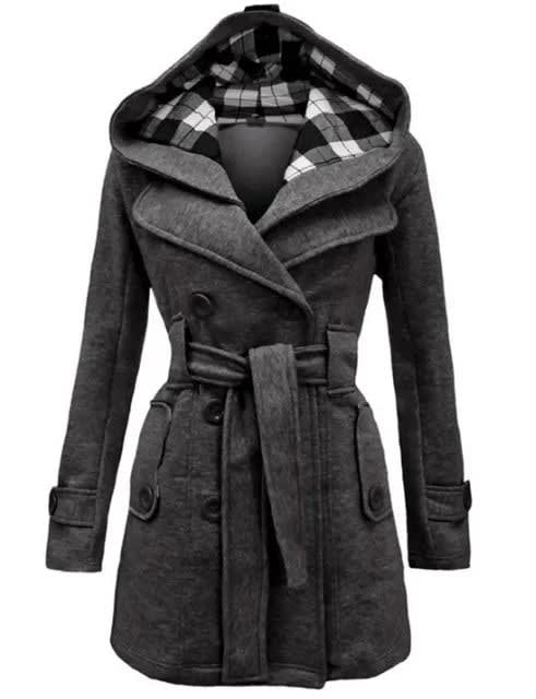 Lillian Hooded Belted Pea Coat_6