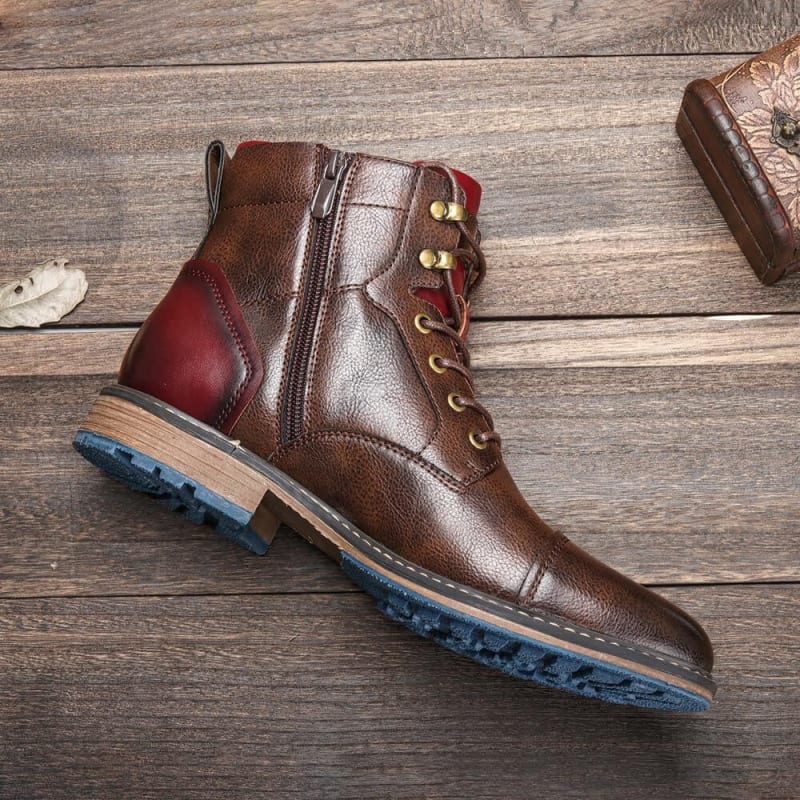Josiah Lace Up Leather Boots_1