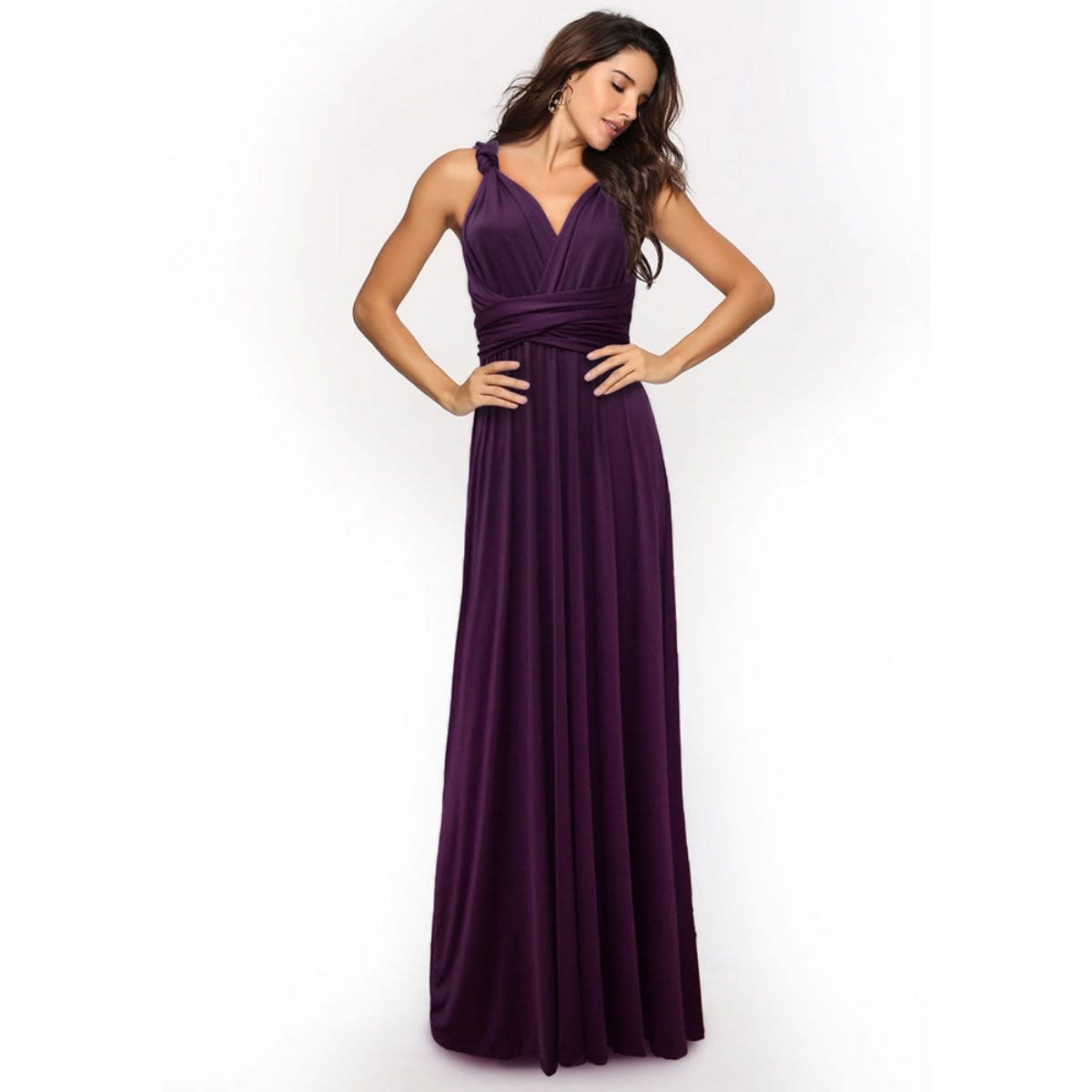 Allegra Backless Multiway Bandage Party Maxi Dress_5