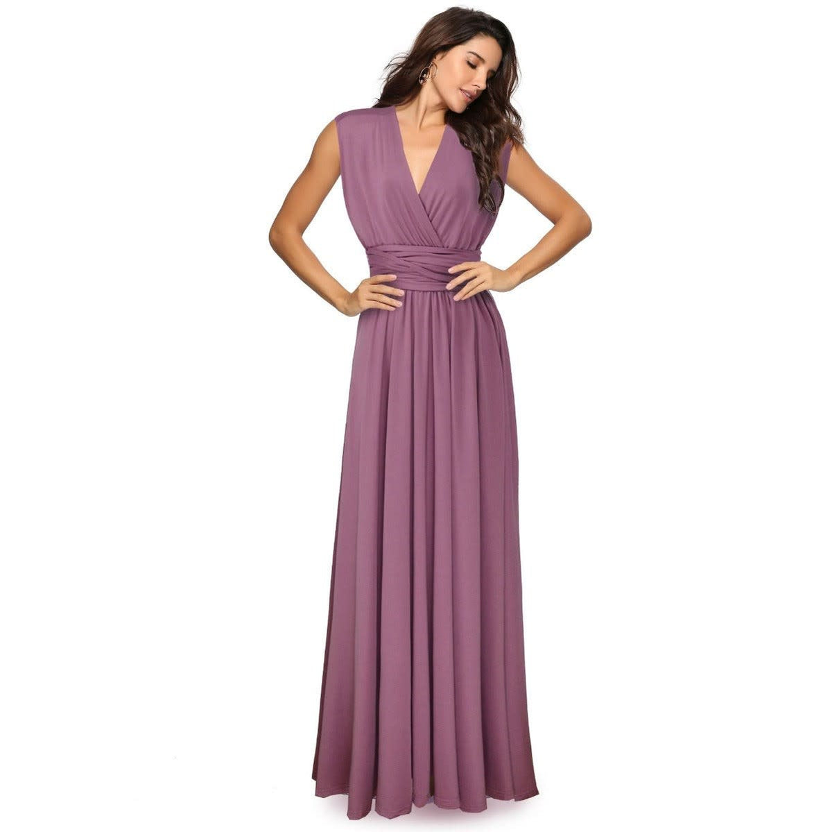 Allegra Backless Multiway Bandage Party Maxi Dress_7