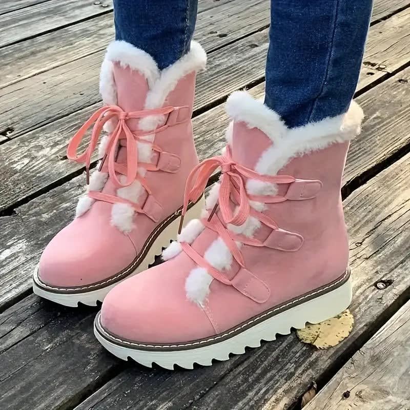 Solana Faux Suede Platform Winter Boots_1