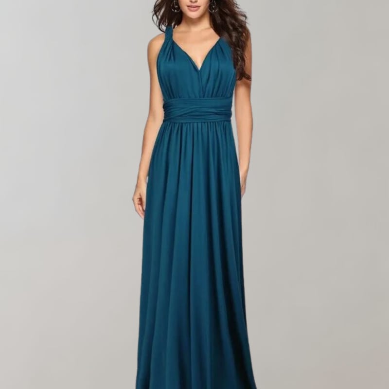 Sloane Convertible Multiway Bandage Party Maxi Dress_1