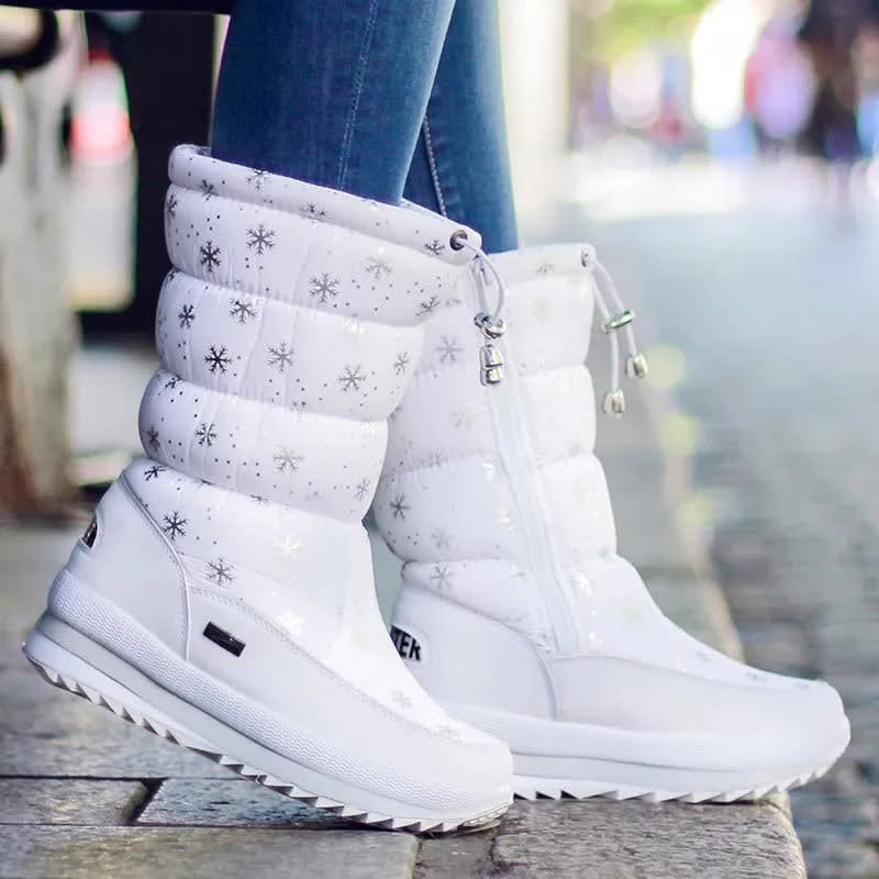 Arlette Quilted Mid Calf Snow Boots_1