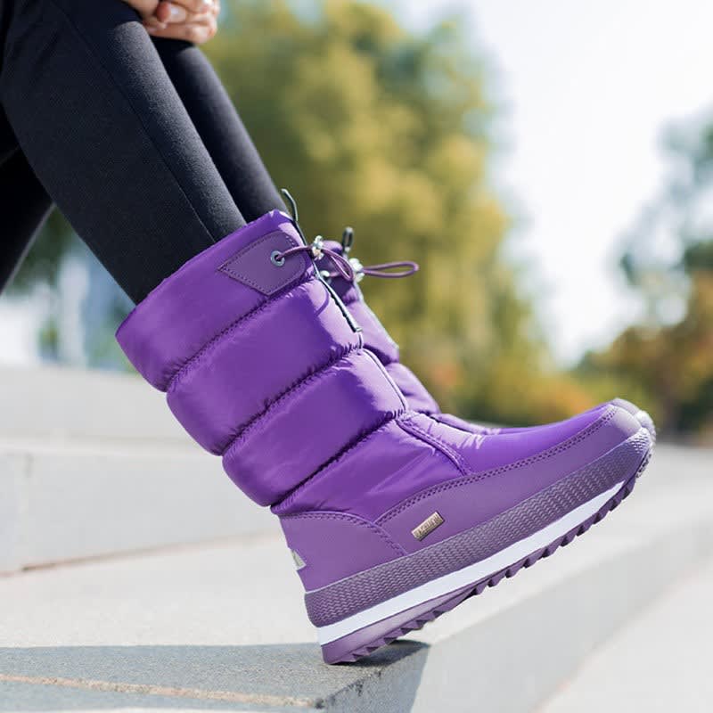 Arlette Quilted Mid Calf Snow Boots_5