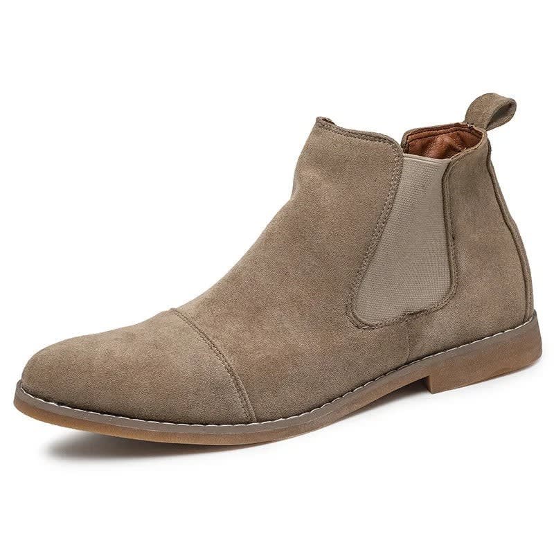 Shane Cap Toe Suede Chelsea Boots_10