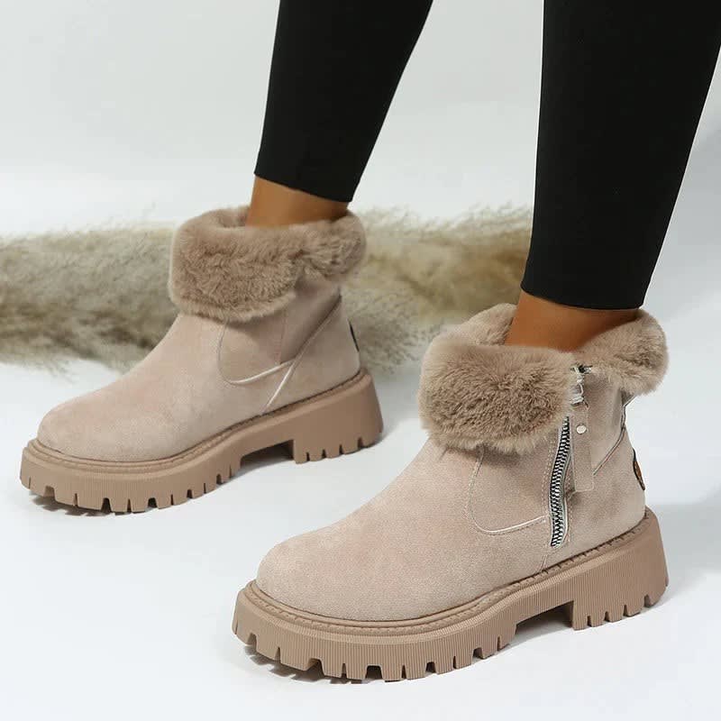 Tamia Faux Suede Platform Ankle Boots_2