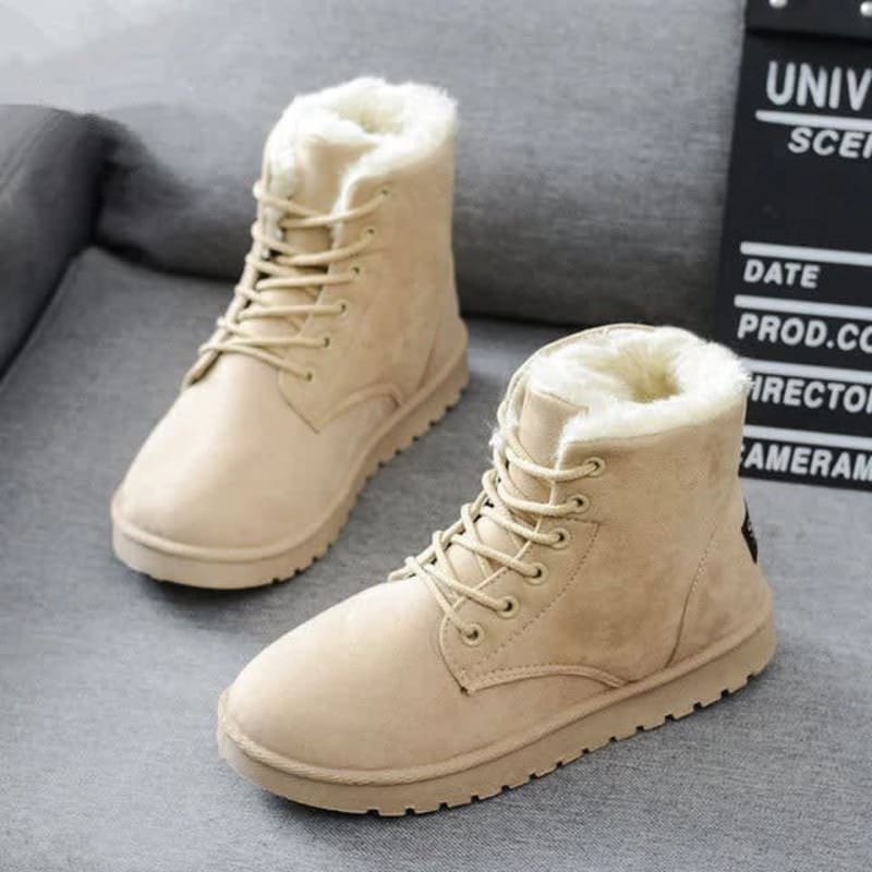 Elissa Faux Suede Lace-Up Ankle Boots_1