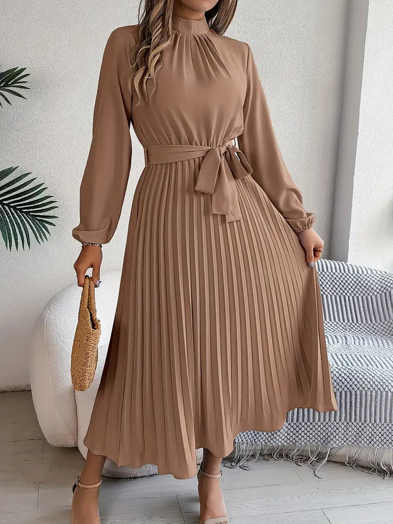 Celeste Pleated Midi Dress