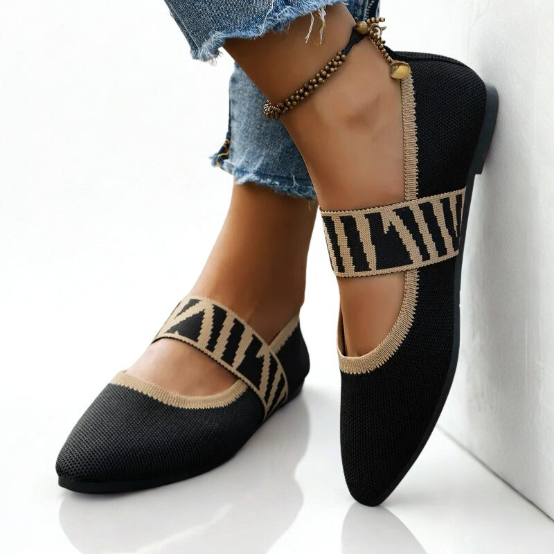 Sienna Monroe Knit Flats
