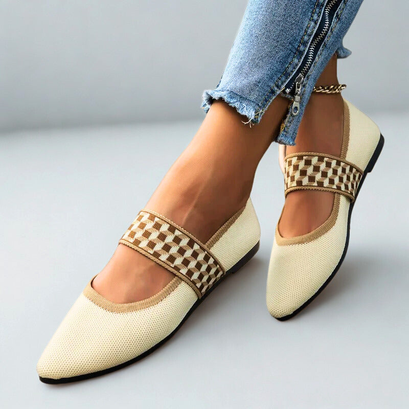 Sienna Monroe Knit Flats