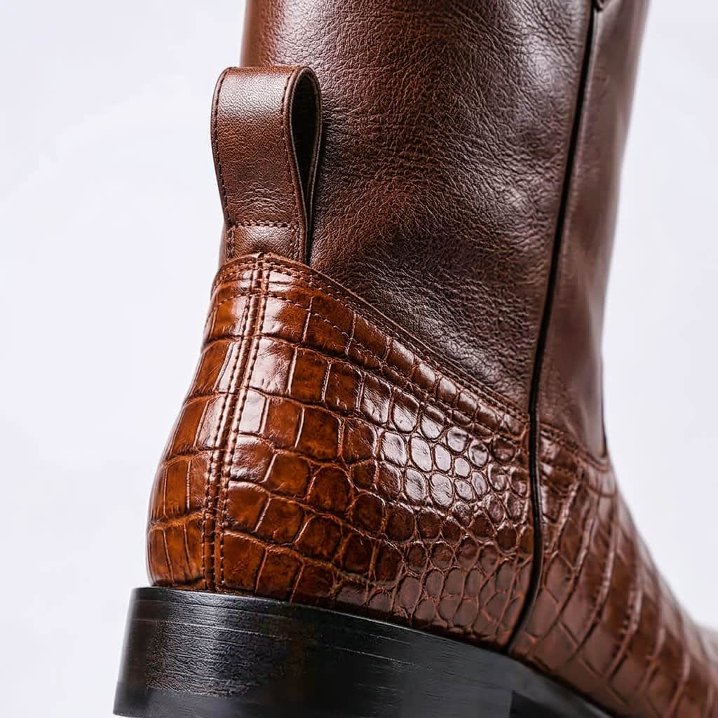 Pedro Genuine Leather Western Boots_3
