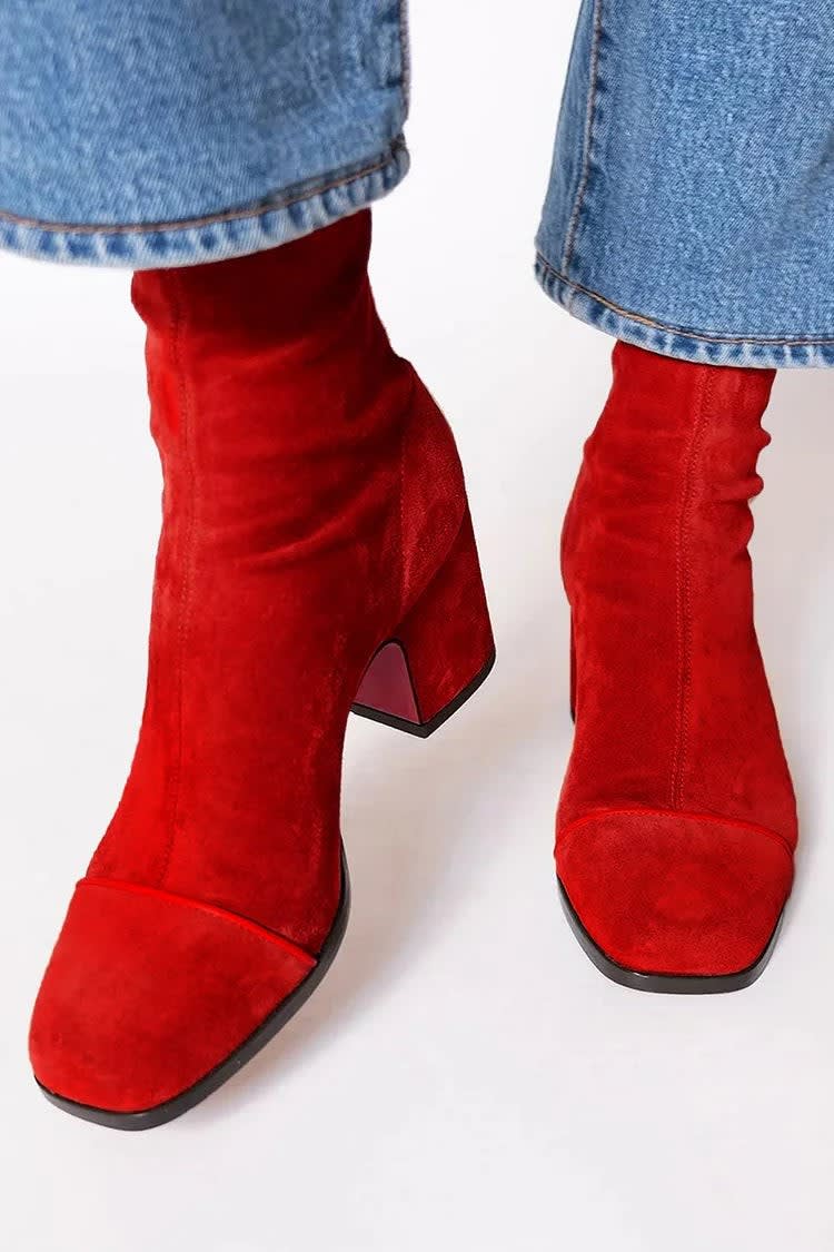 Davina Square Toe Block Heel Boots_3