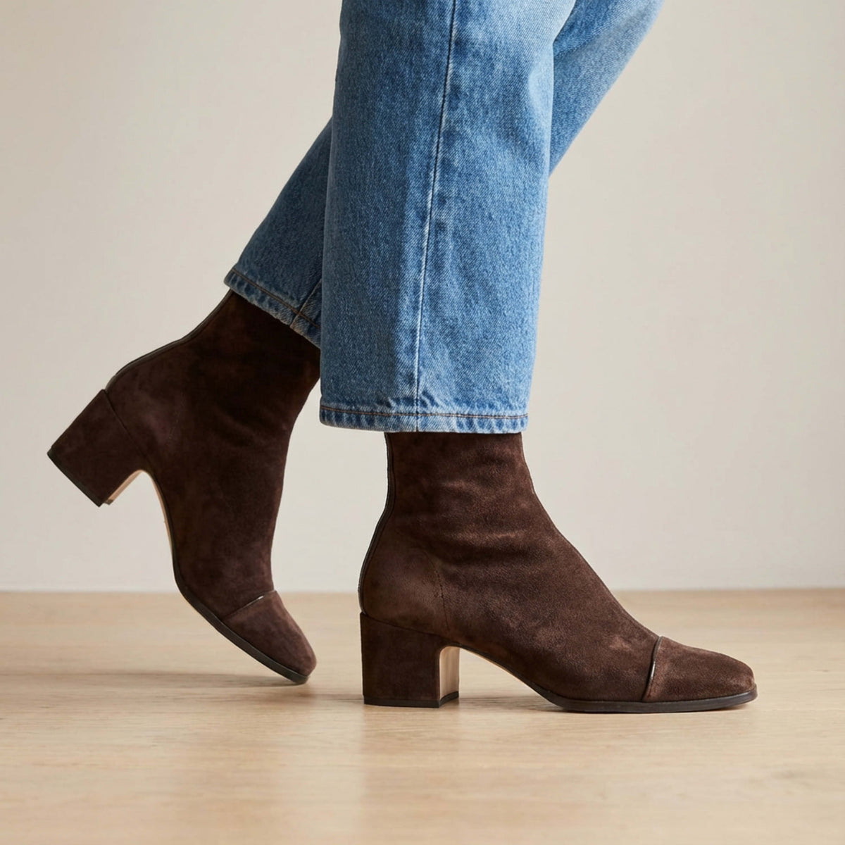 Davina Square Toe Block Heel Boots_7