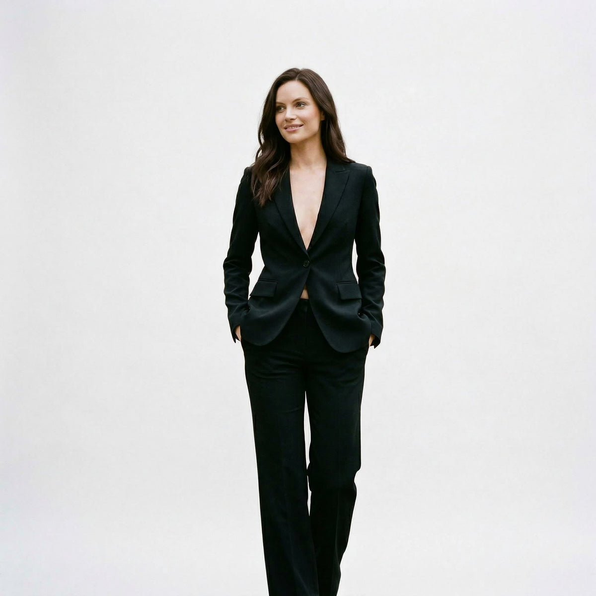 Gioconda Tailored Wide Leg Pant Suit_3