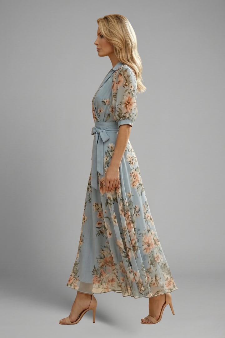 Trinidad Floral Chiffon Maxi Dress_3