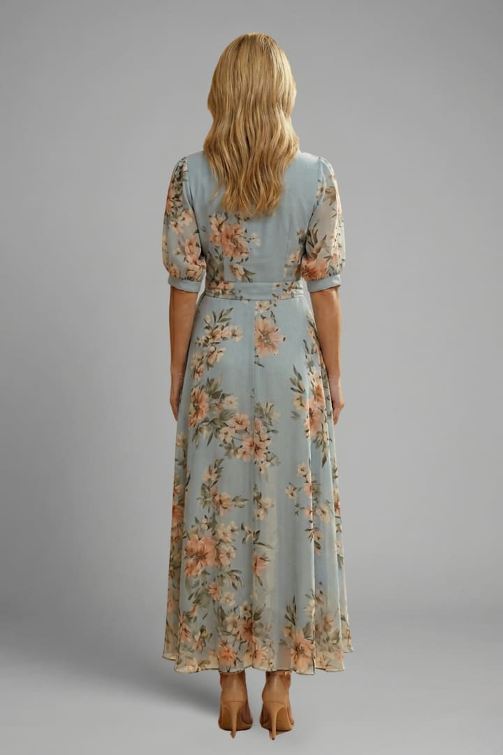 Trinidad Floral Chiffon Maxi Dress_5