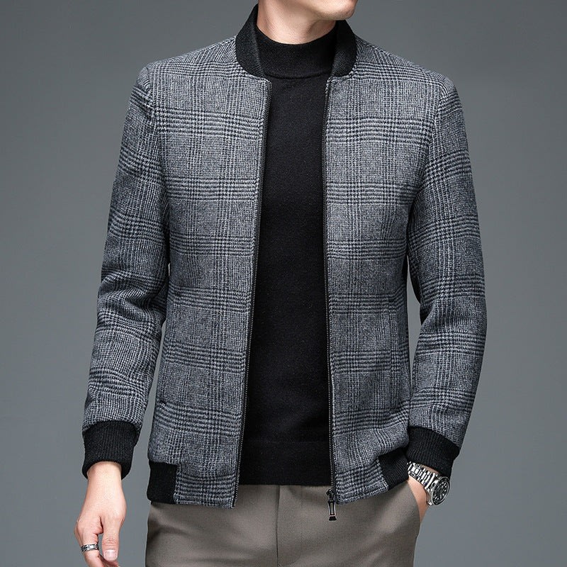 Bishop Wool Plaid Bomber Jacket_2