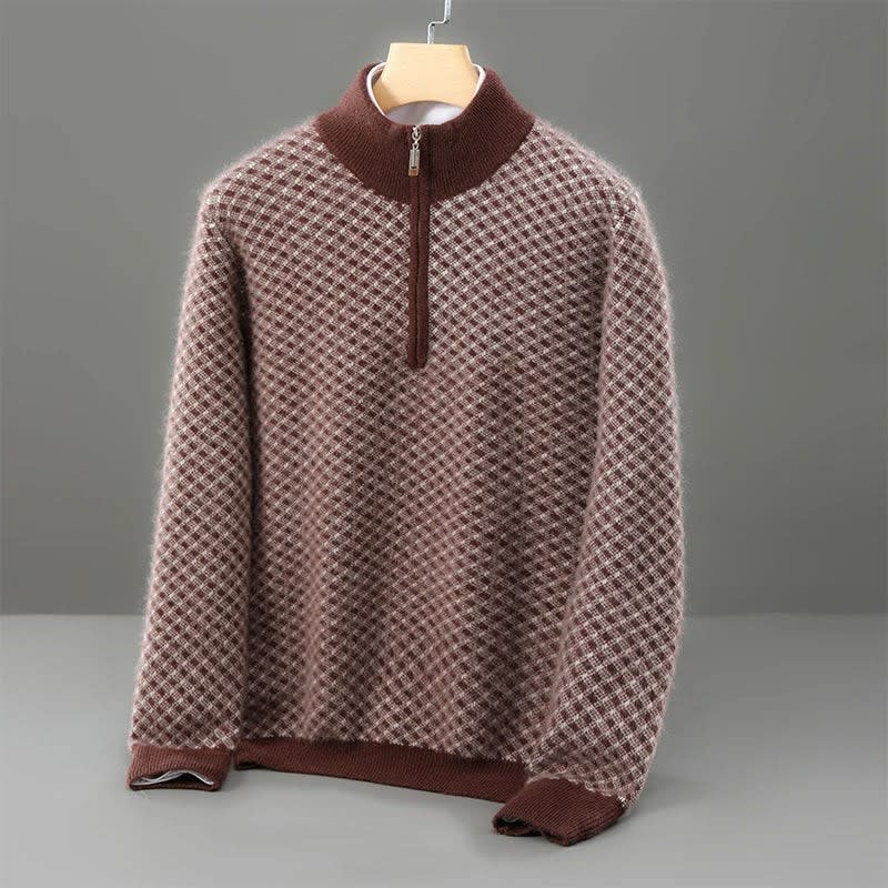Walker Merino Wool Quarter Zip Sweater_5