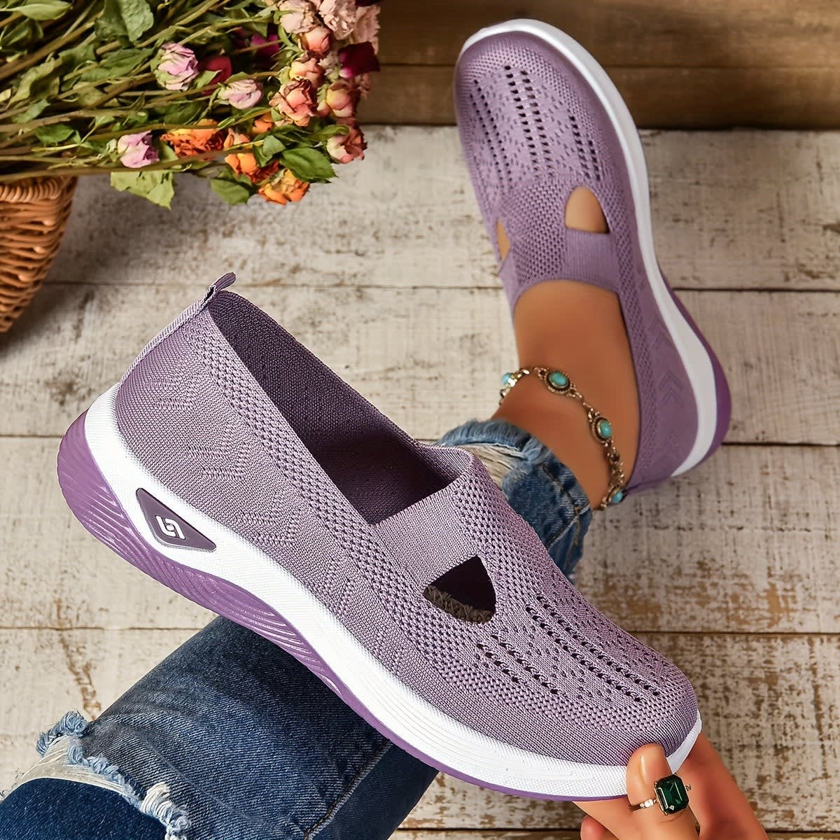 Karin Orthopedic Knit Slip-On Shoes_18