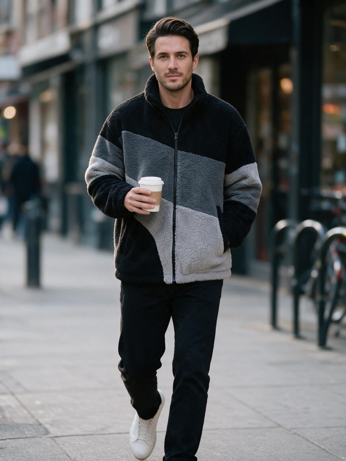 Brandon Oversized Sherpa Fleece Jacket_9