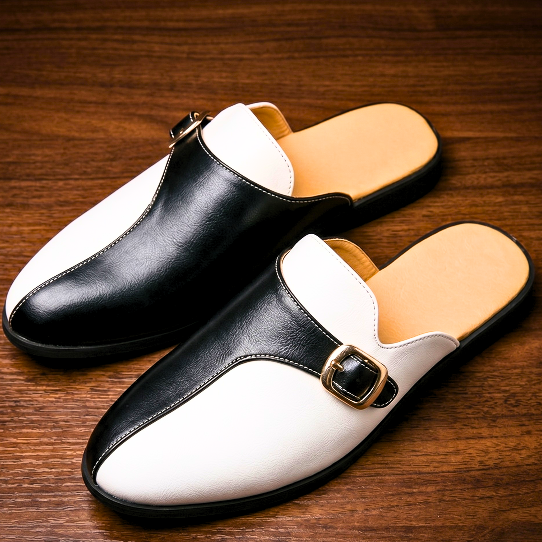 Monaco Buckle Mule