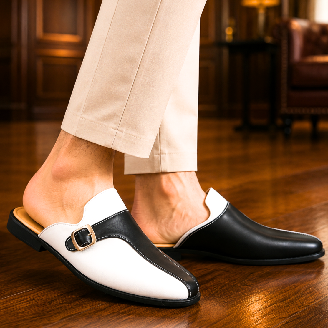 Monaco Buckle Mule